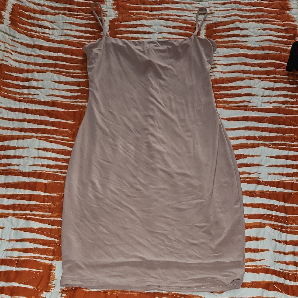 Elegant Mauve Slip Dress